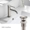 Kibi Pop Up Drain Stopper for Bathroom with Overflow KPW102BN - alternate 6